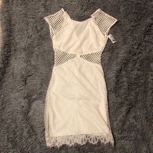 Cut-Out White Dress